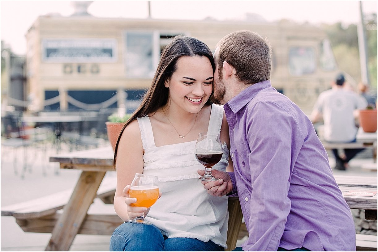 Virginia Brewery Engagement Session | Hill City Bride Wedding Blog