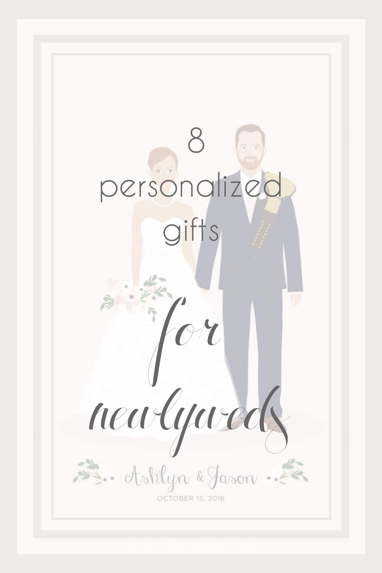 Personalized Gift Ideas for Newlyweds Couples | Hill City Bride Virginia Wedding Blog