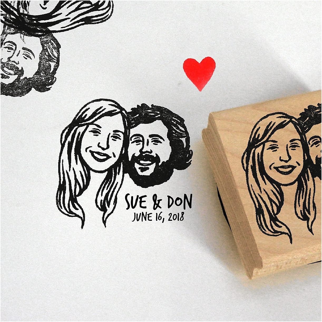 Personalized Gift Ideas for Newlyweds Couples | Hill City Bride Virginia Wedding Blog Custom Stamp