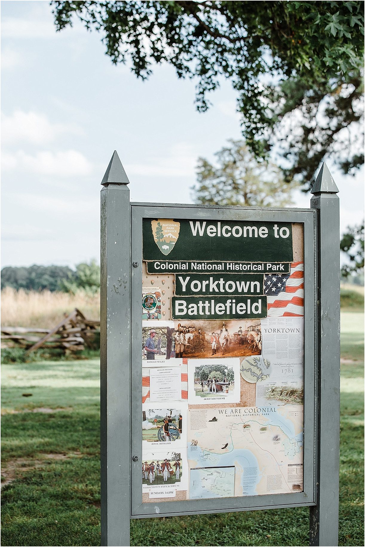 Engagement Session Yorktown Battlefield Virginia | Hill City Bride Wedding Blog