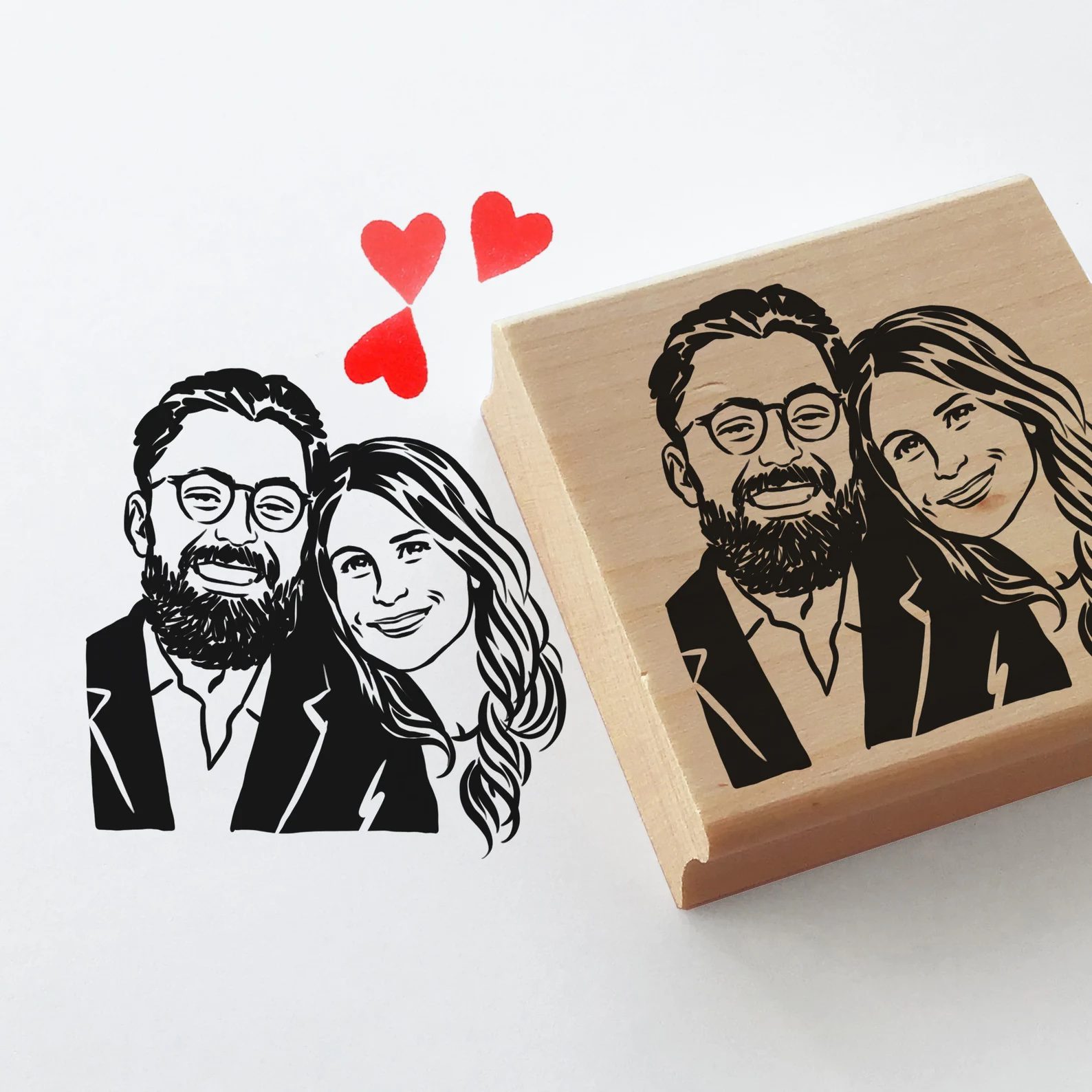Custom Couple Stamp
