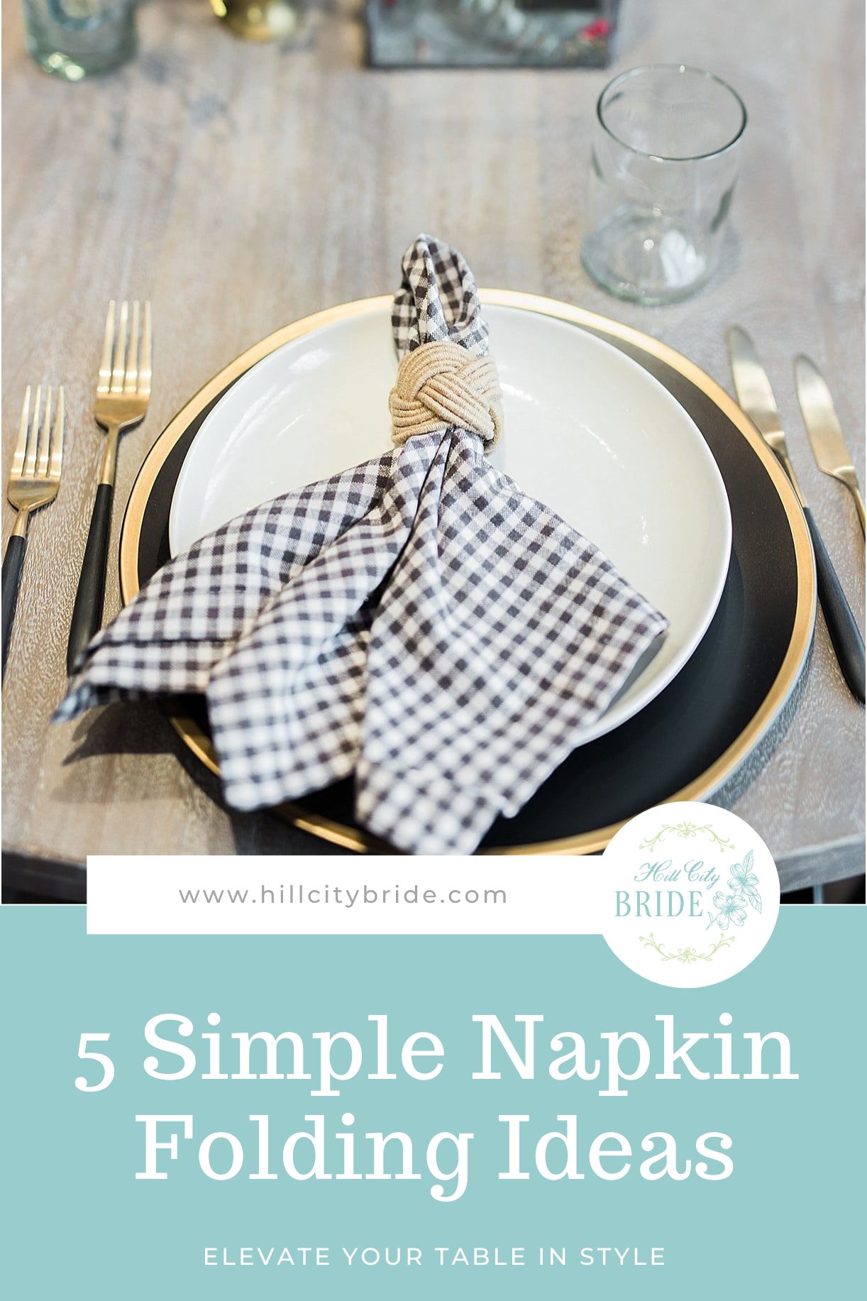 5 Simple Napkin Folding Ideas
