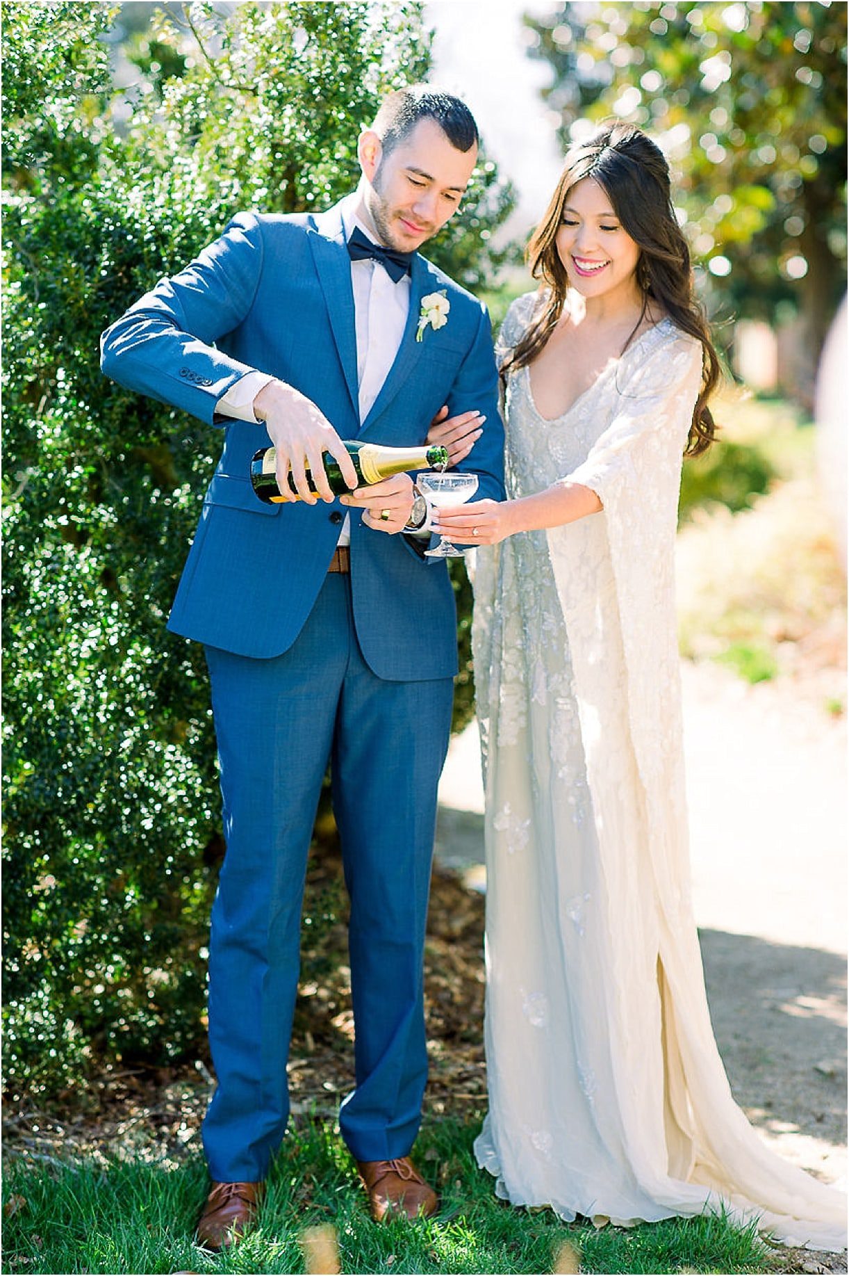 Autumnal Styled Shoot with Unique Spring Wedding Colors | Hill City Bride Virginia Wedding Blog Reception Champagne Groom Celebrate