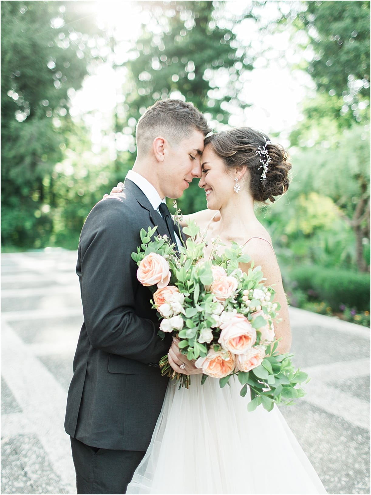 Peach Inspired Wedding Inspiration at the Arboretum Bouquet