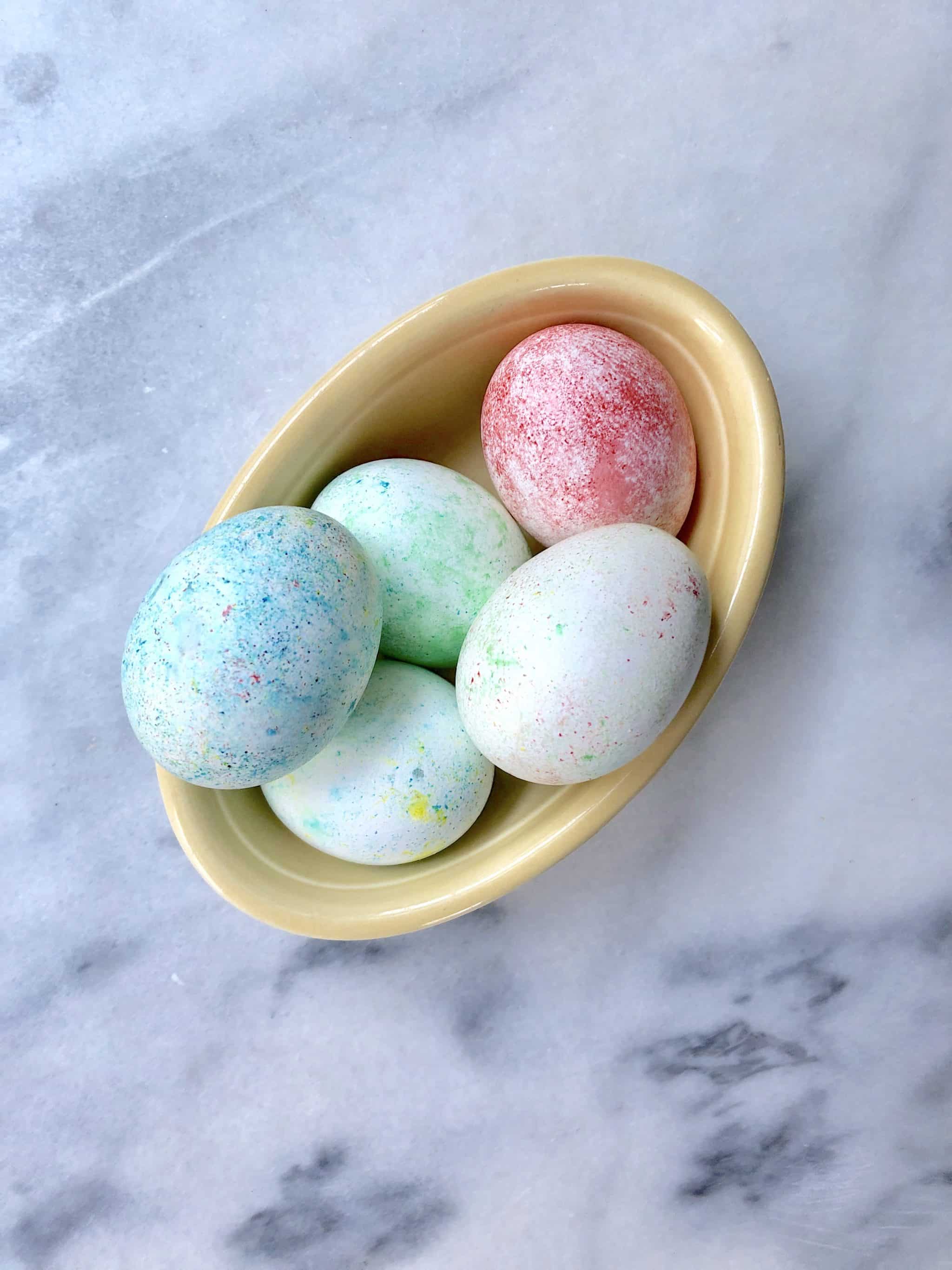 Rice Dyed Easter Eggs Food Coloring | Hill City Bride DIY Project Blog