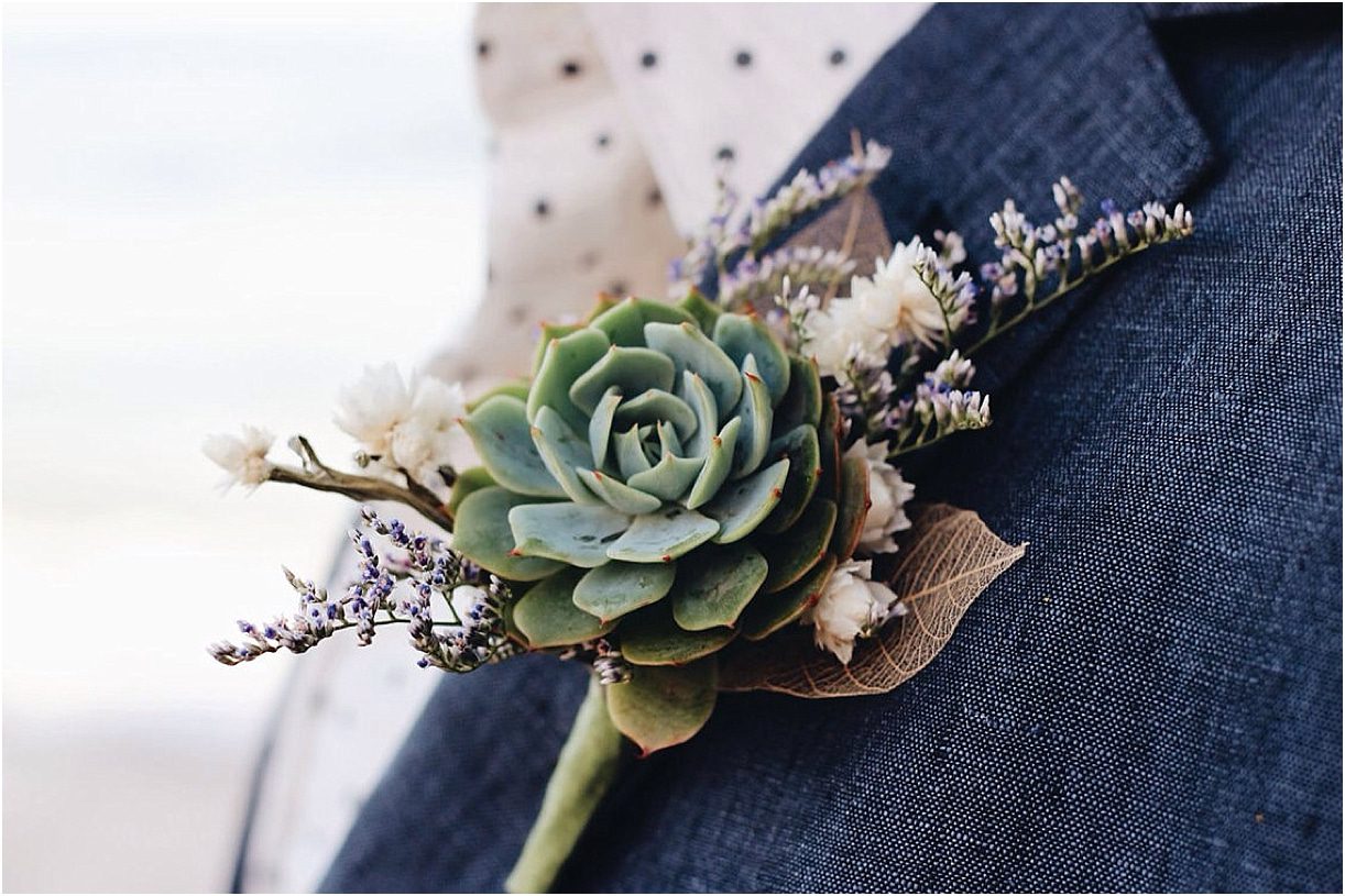 Boutonnieres for the Stylish Groom Keep Forever Everlasting | Hill City Bride Virginia Weddings Blog Succulent