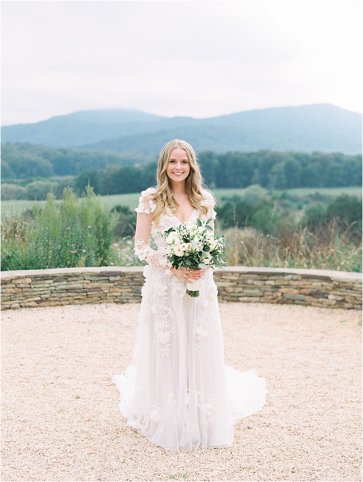Gorgeous Pippin Hill Wedding in Charlottesville Virginia Gown Dress
