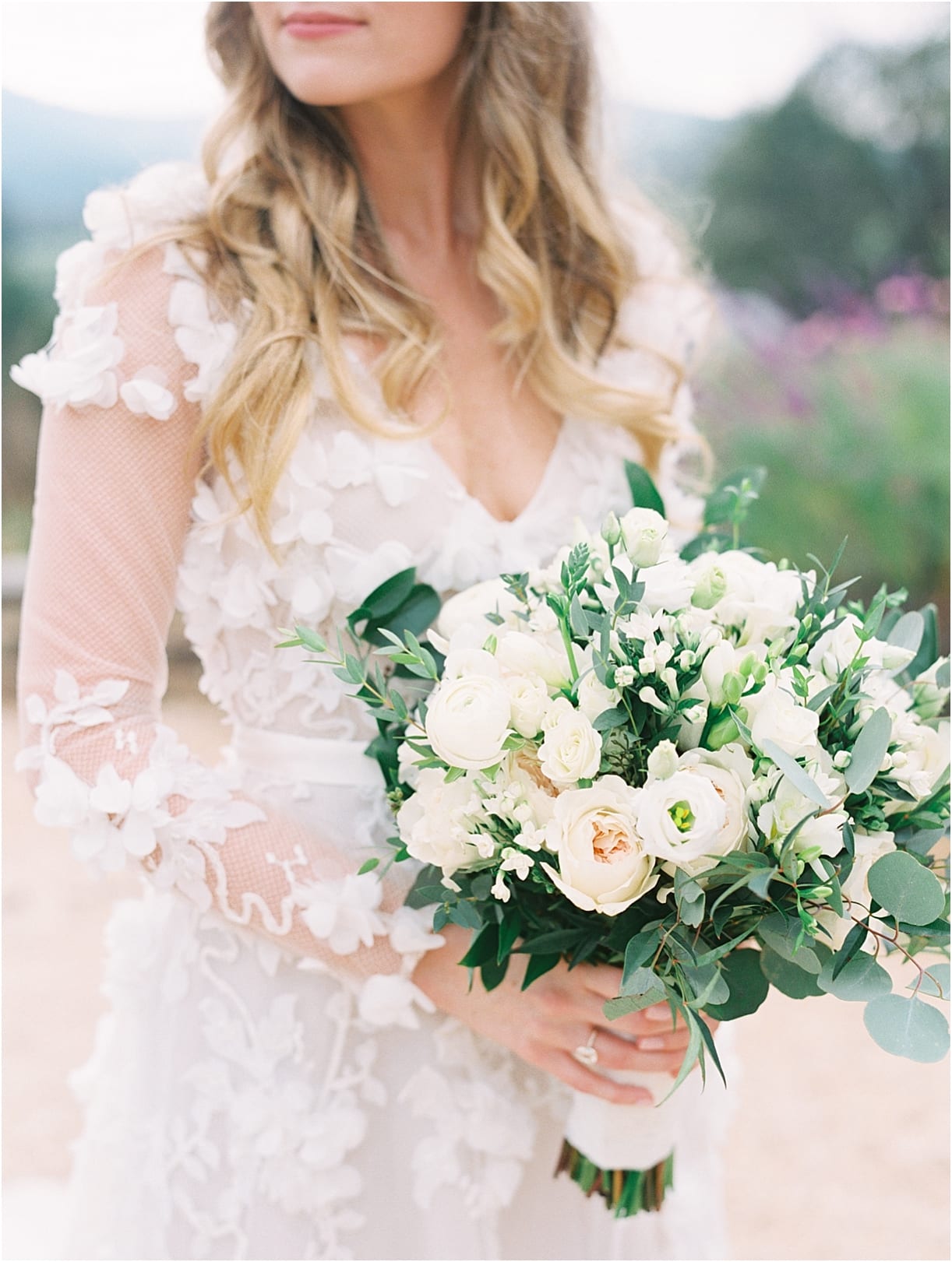 Gorgeous Pippin Hill Wedding in Charlottesville Virginia Gown Dress Appliques
