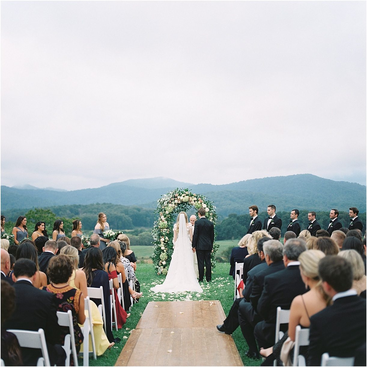 Gorgeous Pippin Hill Wedding in Charlottesville Virginia Ceremony