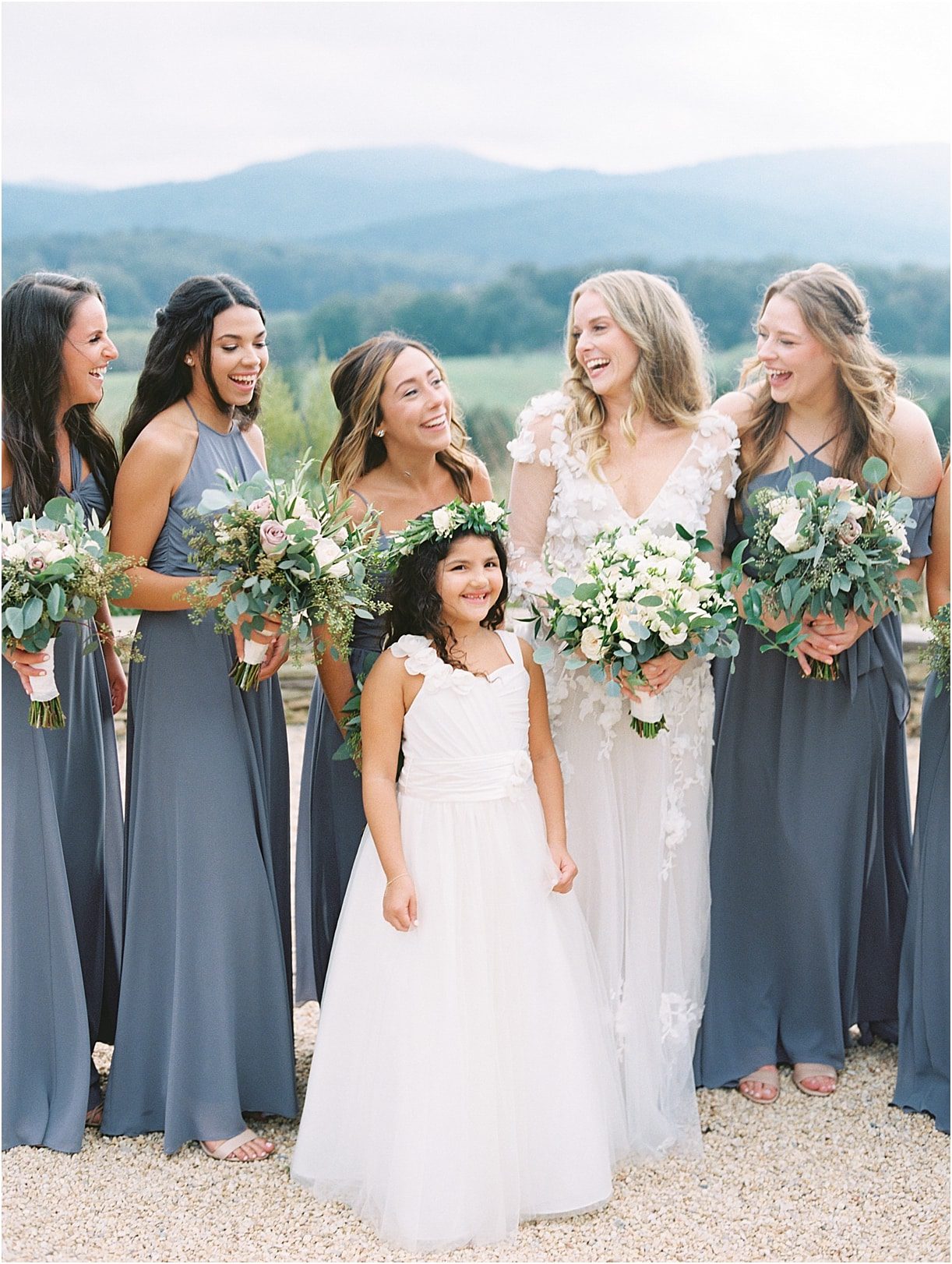 Gorgeous Pippin Hill Wedding in Charlottesville Virginia Bridesmaids