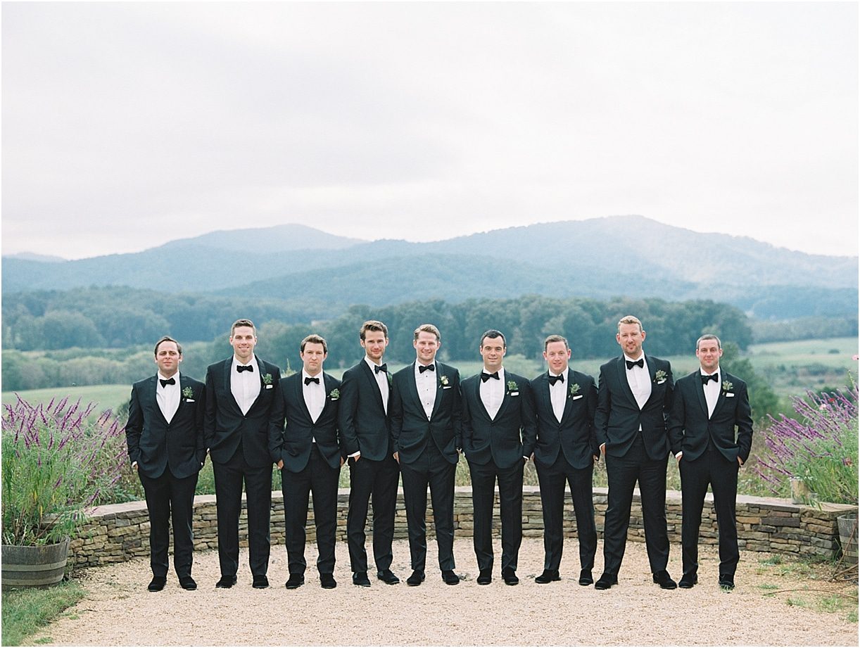 Gorgeous Pippin Hill Wedding in Charlottesville Virginia Groomsmen
