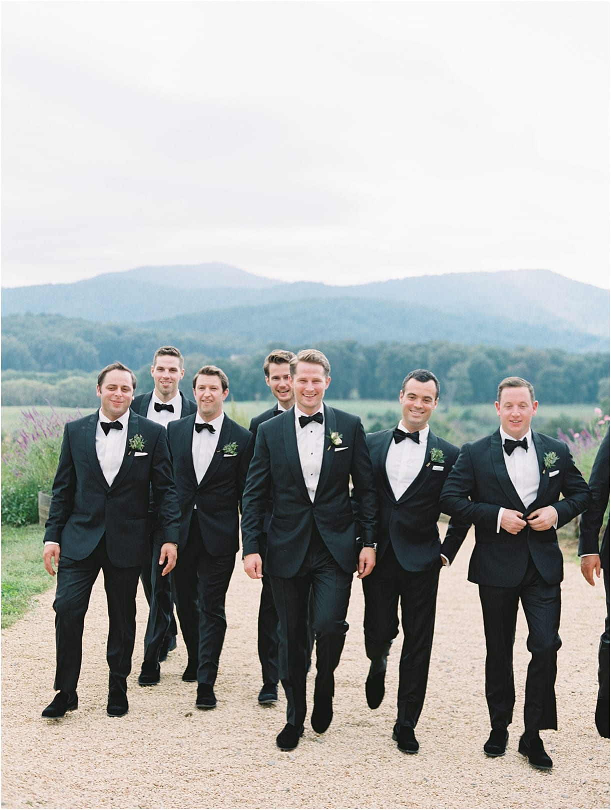 Gorgeous Pippin Hill Wedding in Charlottesville Virginia Groom Groomsmen