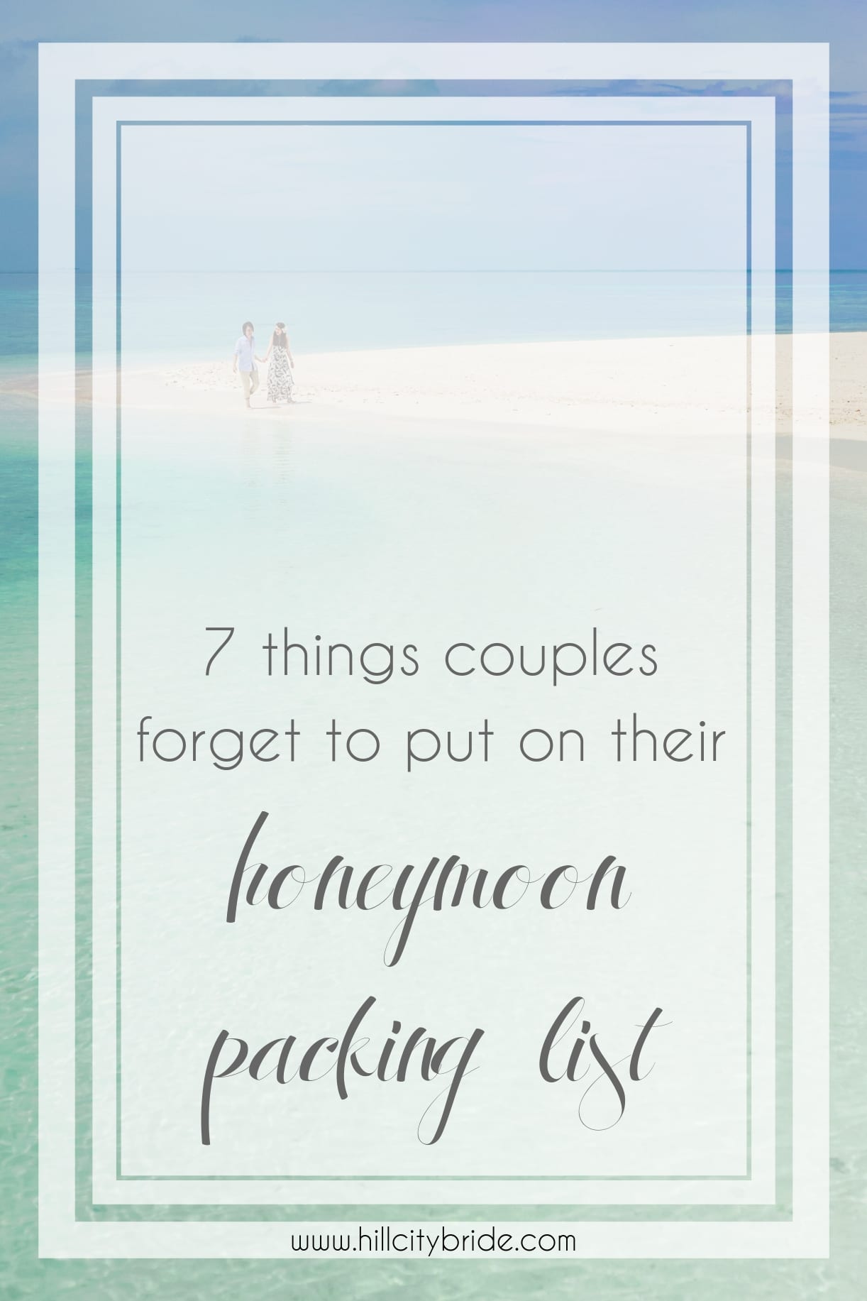 Things Couples Forget to Put on Their Honeymoon Packing List | Hill City Bride Virginia Weddings Blog Wedding