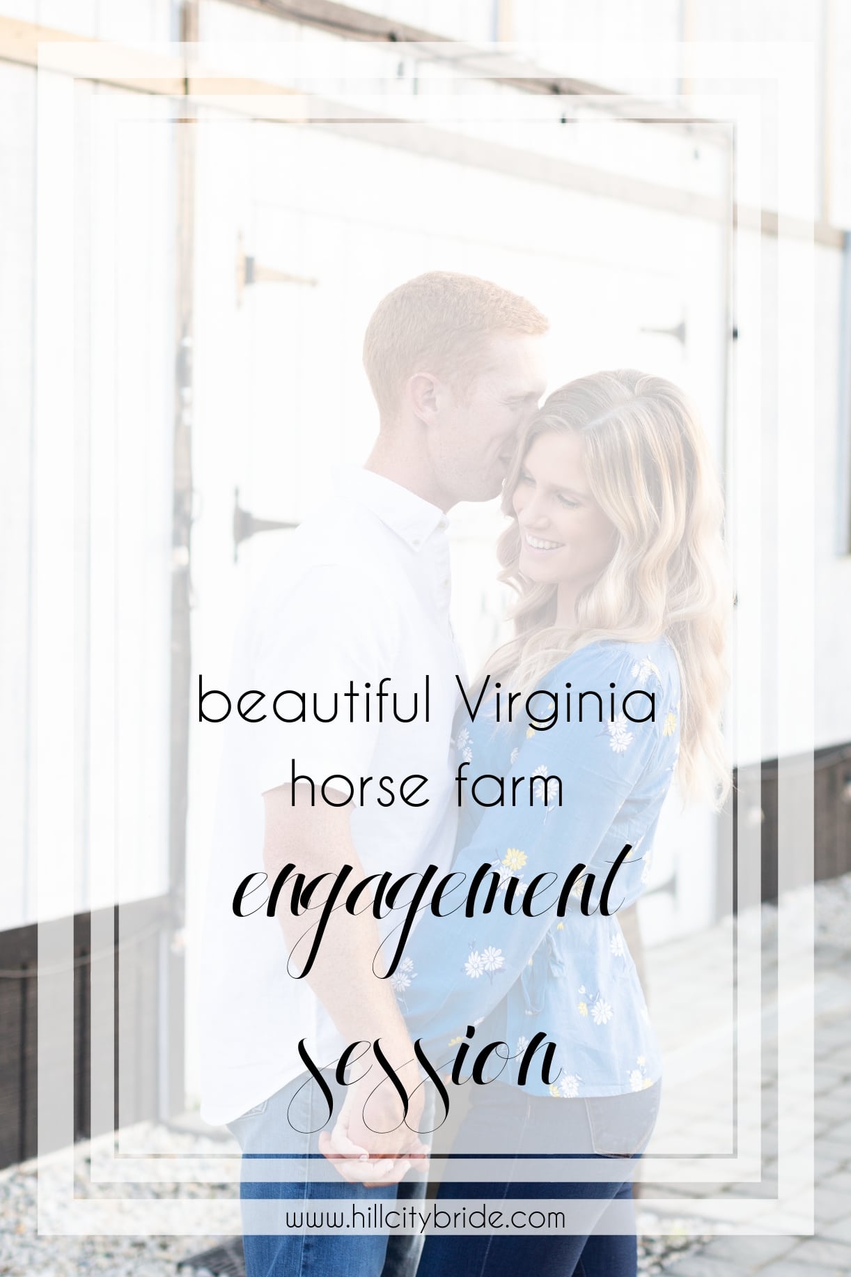 Virginia Horse Farm Engagement Session | Hill City Bride Virginia Wedding Blog