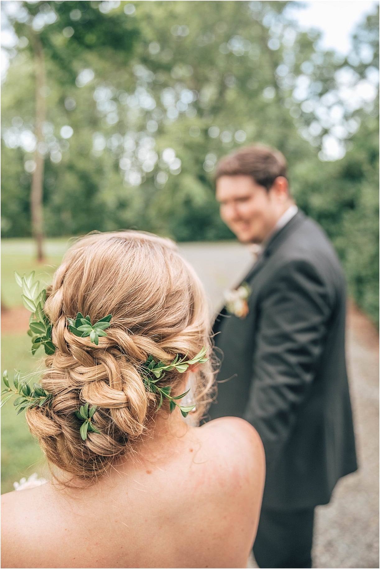 An Intimate Secret Garden Wedding in Virginia | Hill City Bride Virginia Wedding Inspiration Blog Braids Updo 
