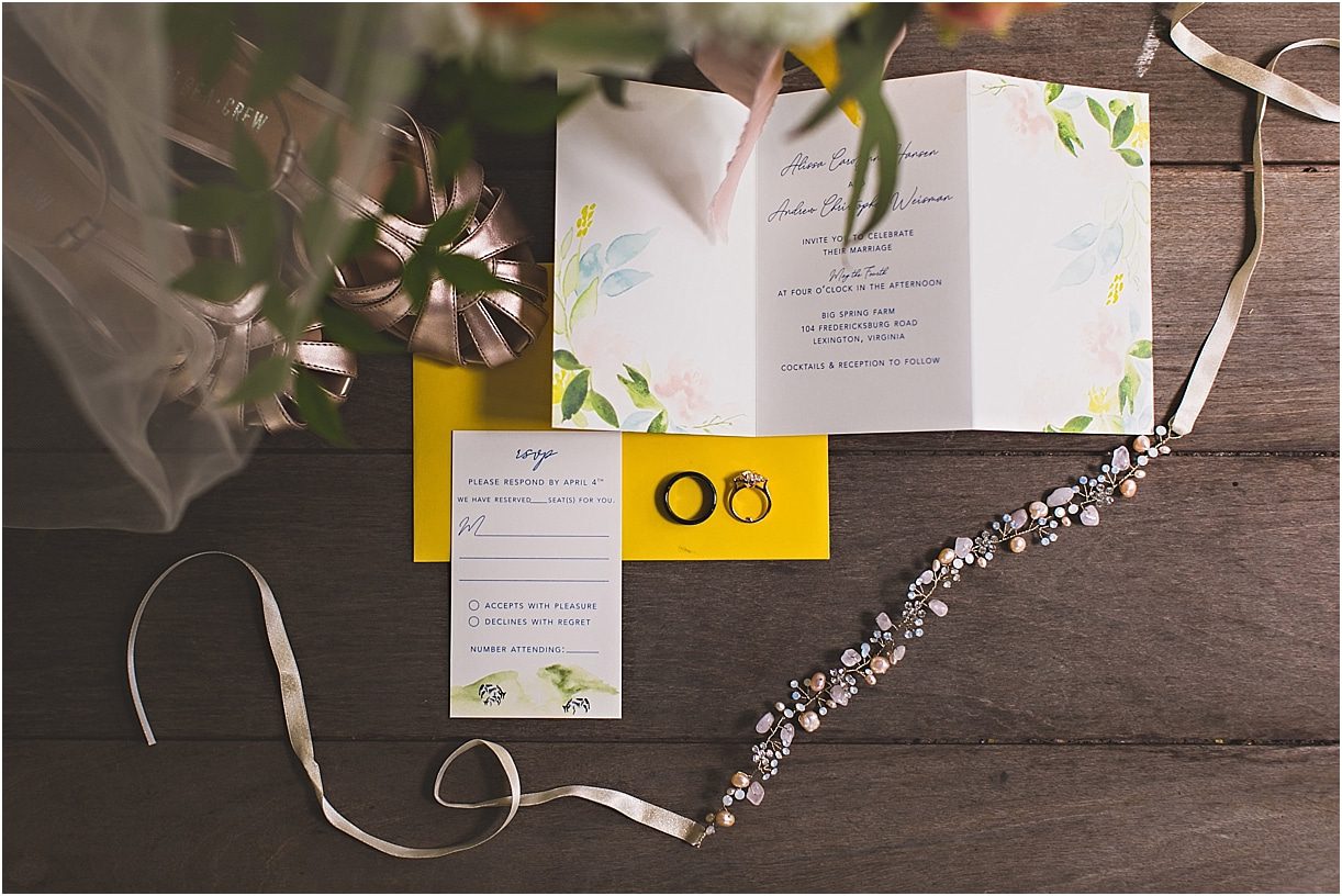 Navy Blue Wedding Color Schemes | Hill City Bride Virginia Blog Invitations Invitation Yellow
