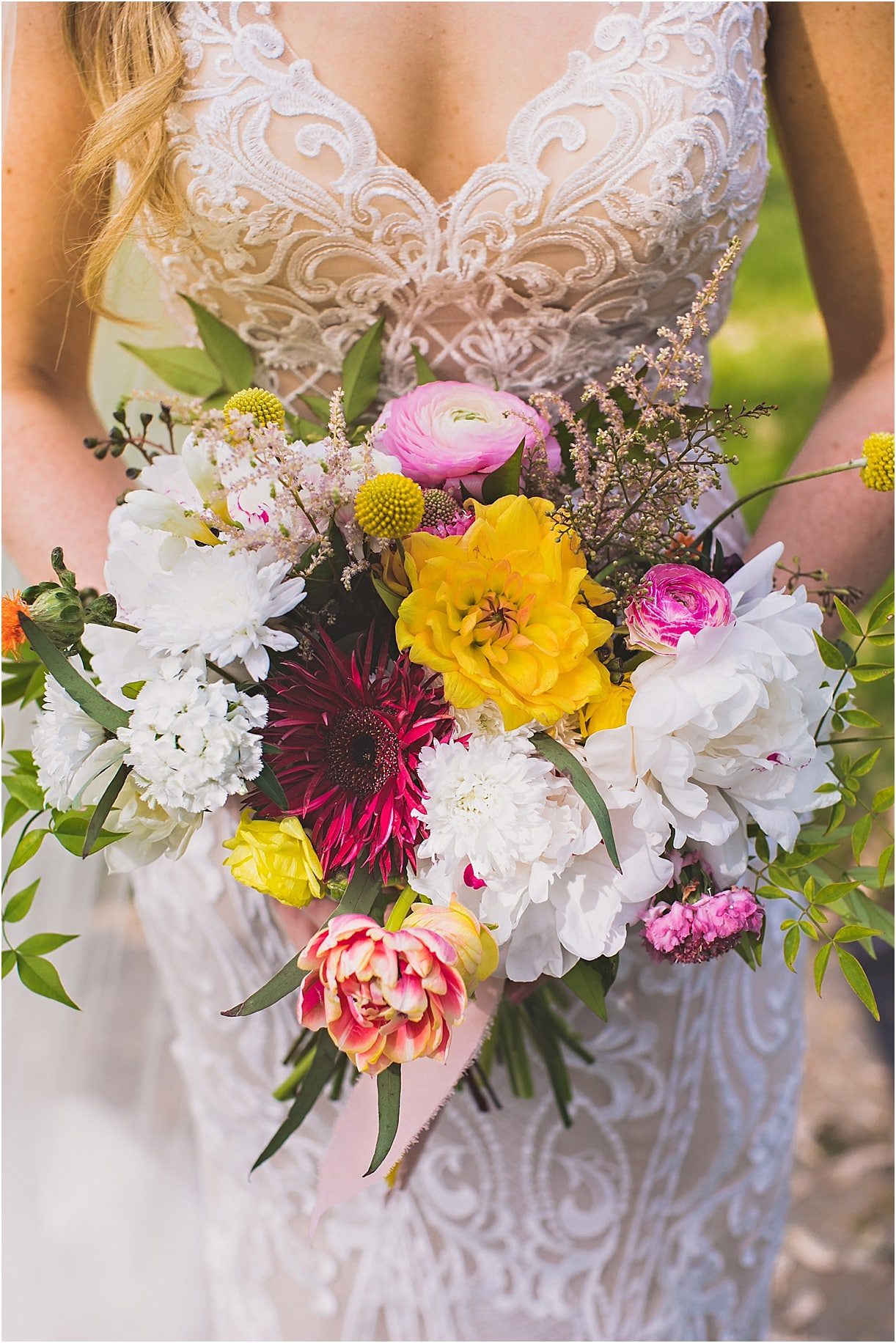Navy Blue Wedding Color Schemes | Hill City Bride Virginia Blog Flowers Yellow Pink White