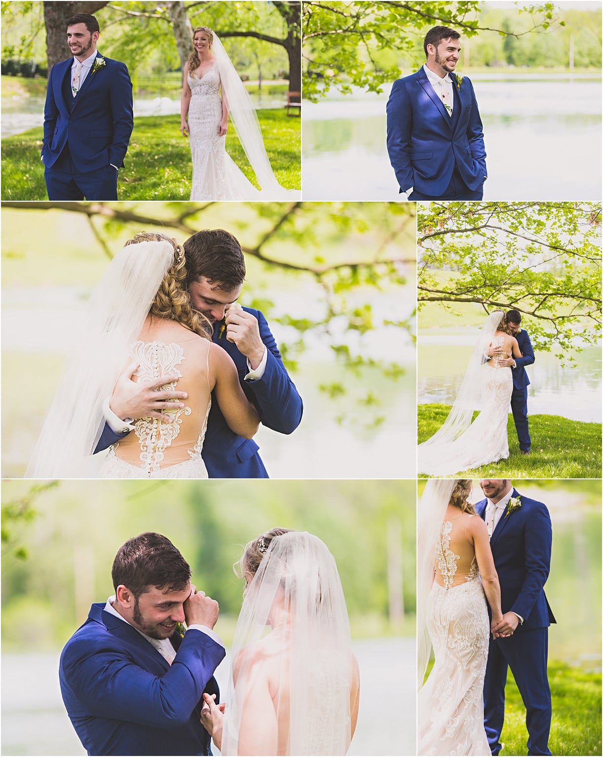 Navy Blue Wedding Color Schemes | Hill City Bride Virginia Blog Groom First Look 