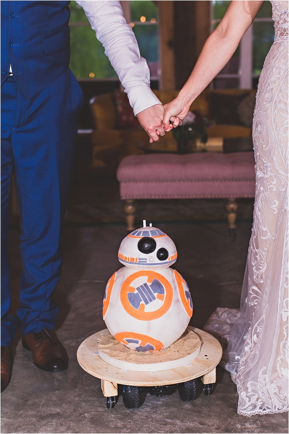 Navy Blue Wedding Color Schemes | Hill City Bride Virginia Blog Star Wars Wedding Cake BB-8