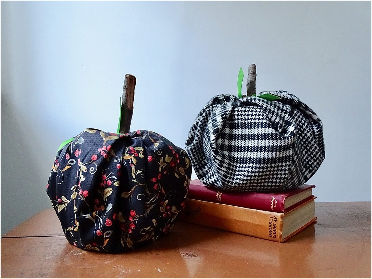 How to Make Fabric Pumpkins Without Sewing Interior Fall Decorations