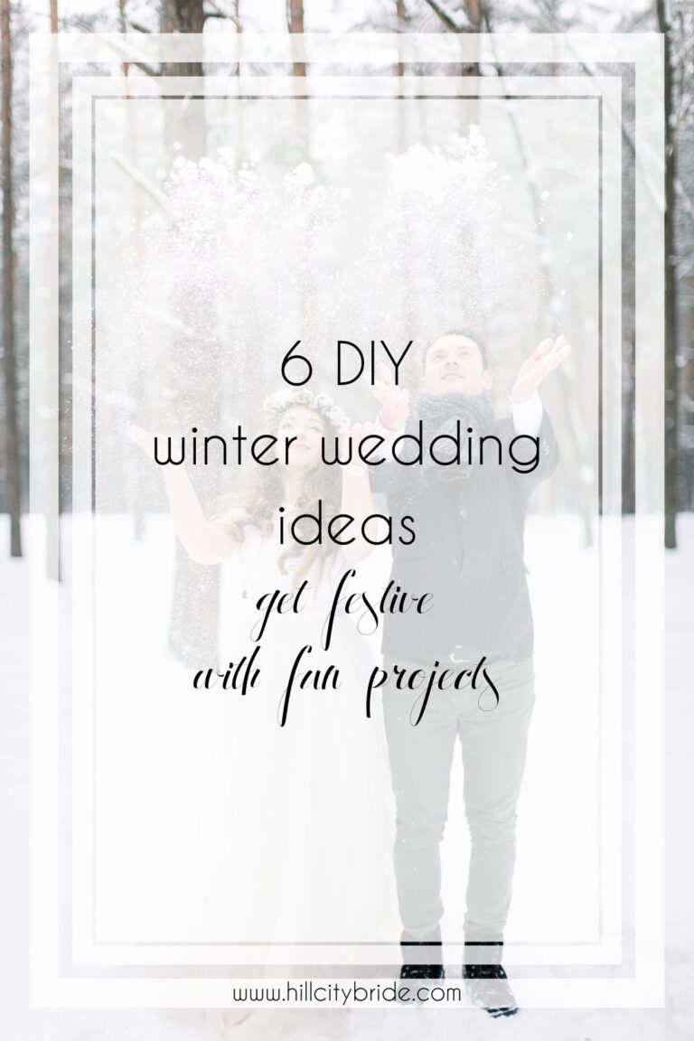 6 Unique DIY Winter Wedding Ideas