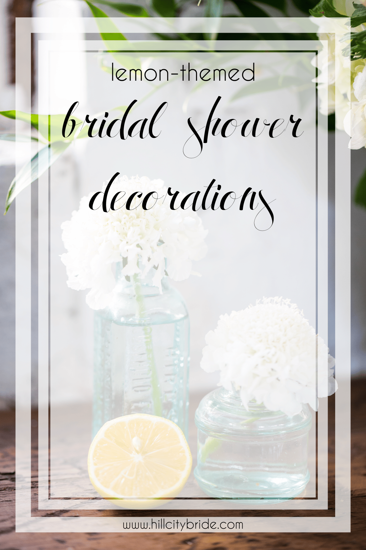 Bridal Shower Decorations with a Lemony Twist | Hill City Bride Virginia Weddings