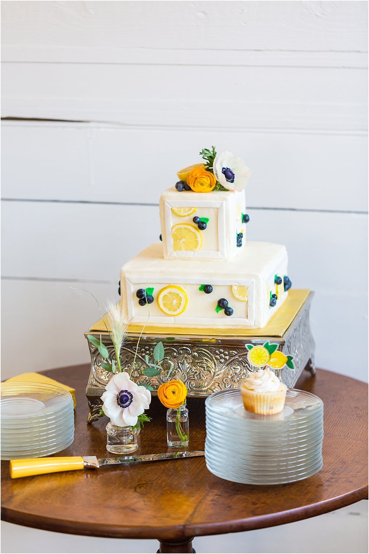 Lemon Themed Bridal Shower Themes | Hill City Bride Virginia Weddings Wedding Blog Cake