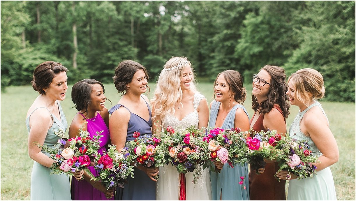 Boho Wedding Ideas | Hill City Bride Virginia Weddings Blog | Bohemian Wedding Bridesmaids