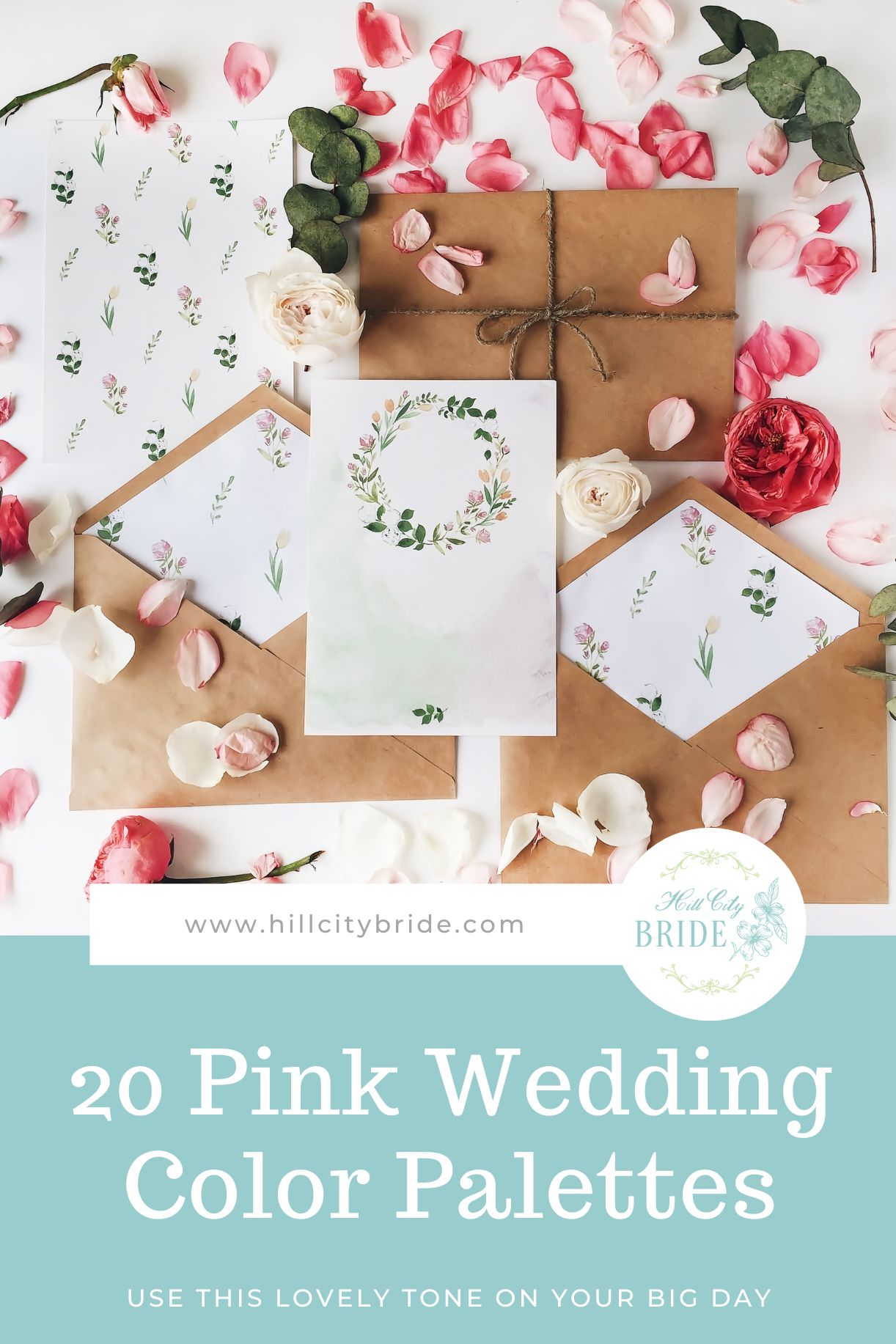 20 Pink Wedding Color Combinations