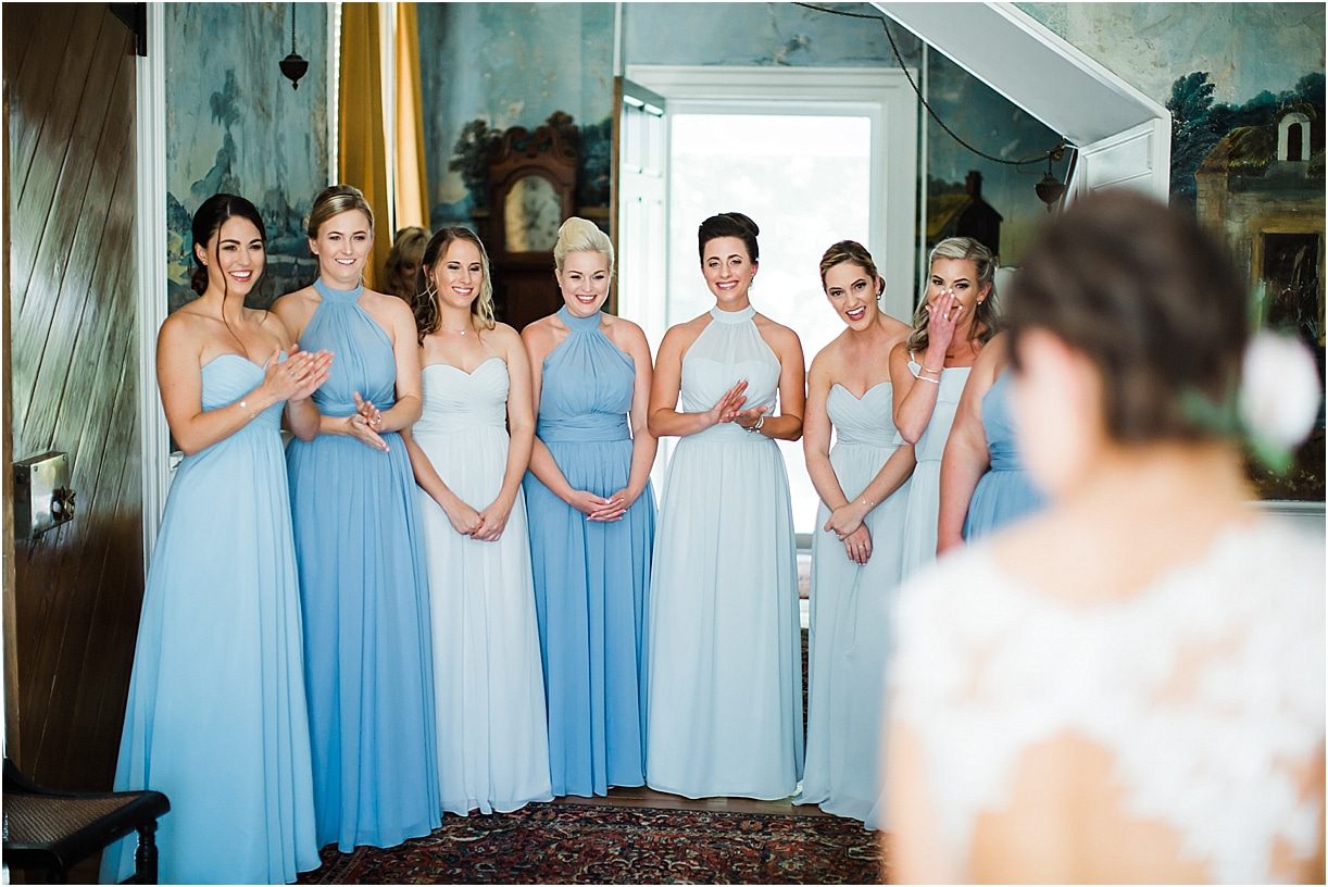 Cape Charles Wedding Venues | Blue Wedding | Hill City Bride Virginia Weddings Blog | Bridesmaid First Look