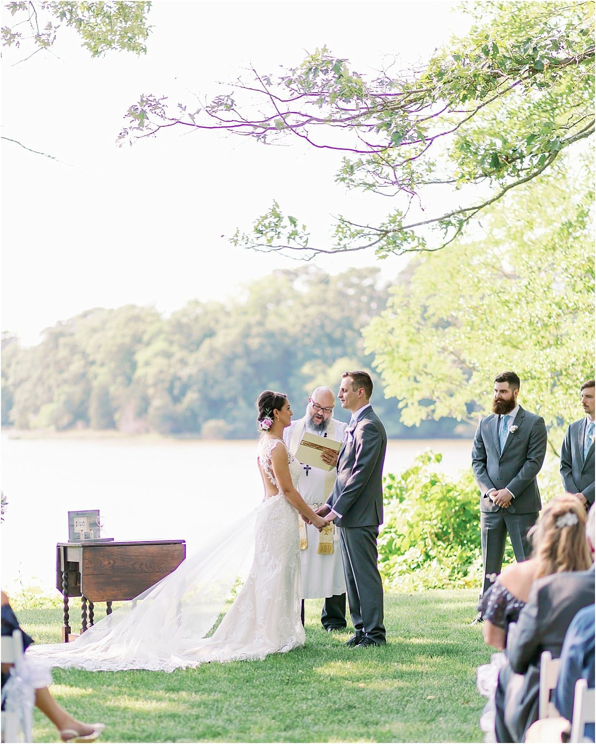 Cape Charles Wedding Venues | Blue Wedding | Hill City Bride Virginia Weddings Blog | Ceremony