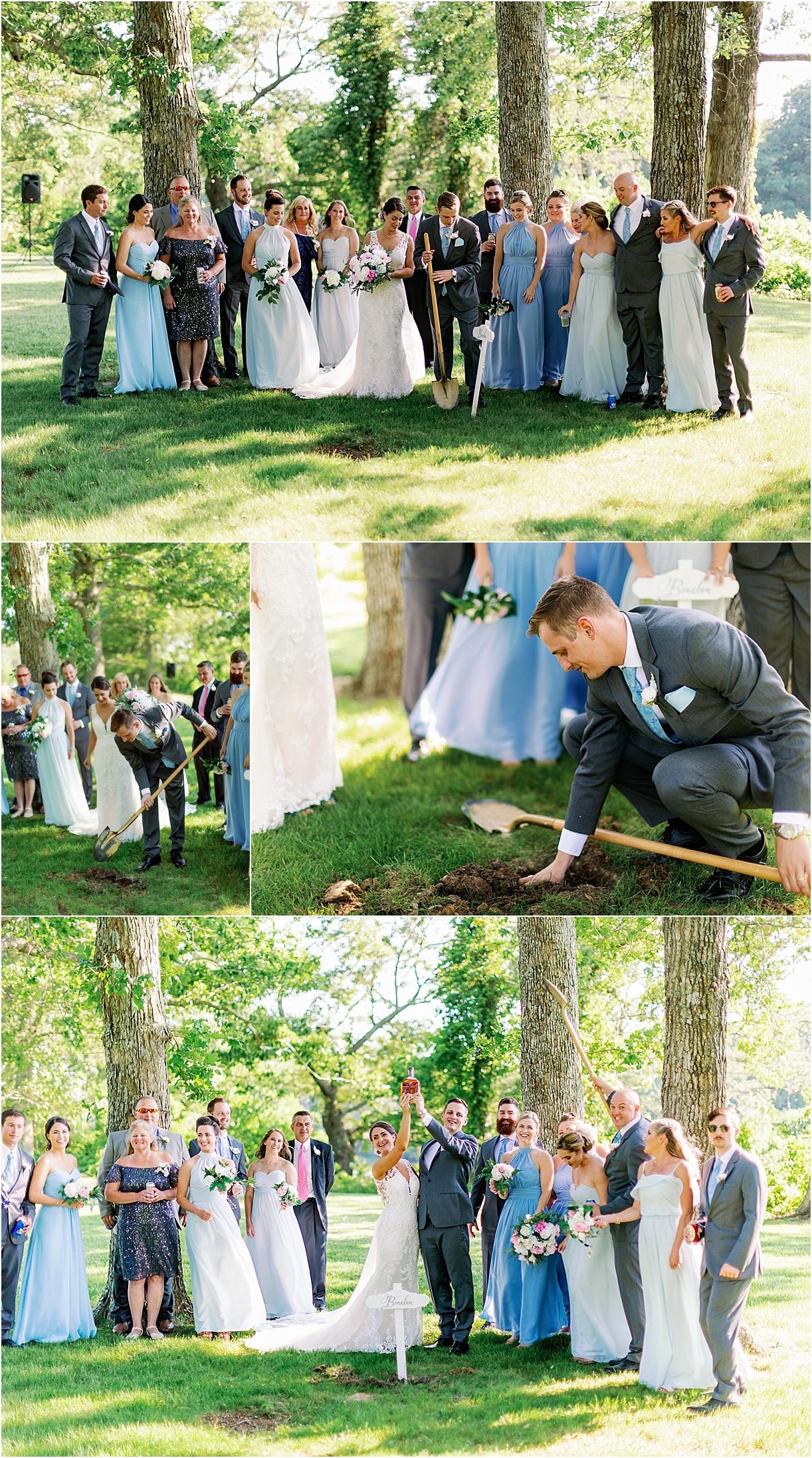 Cape Charles Wedding Venues | Blue Wedding | Hill City Bride Virginia Weddings Blog | Burying the Bourbon