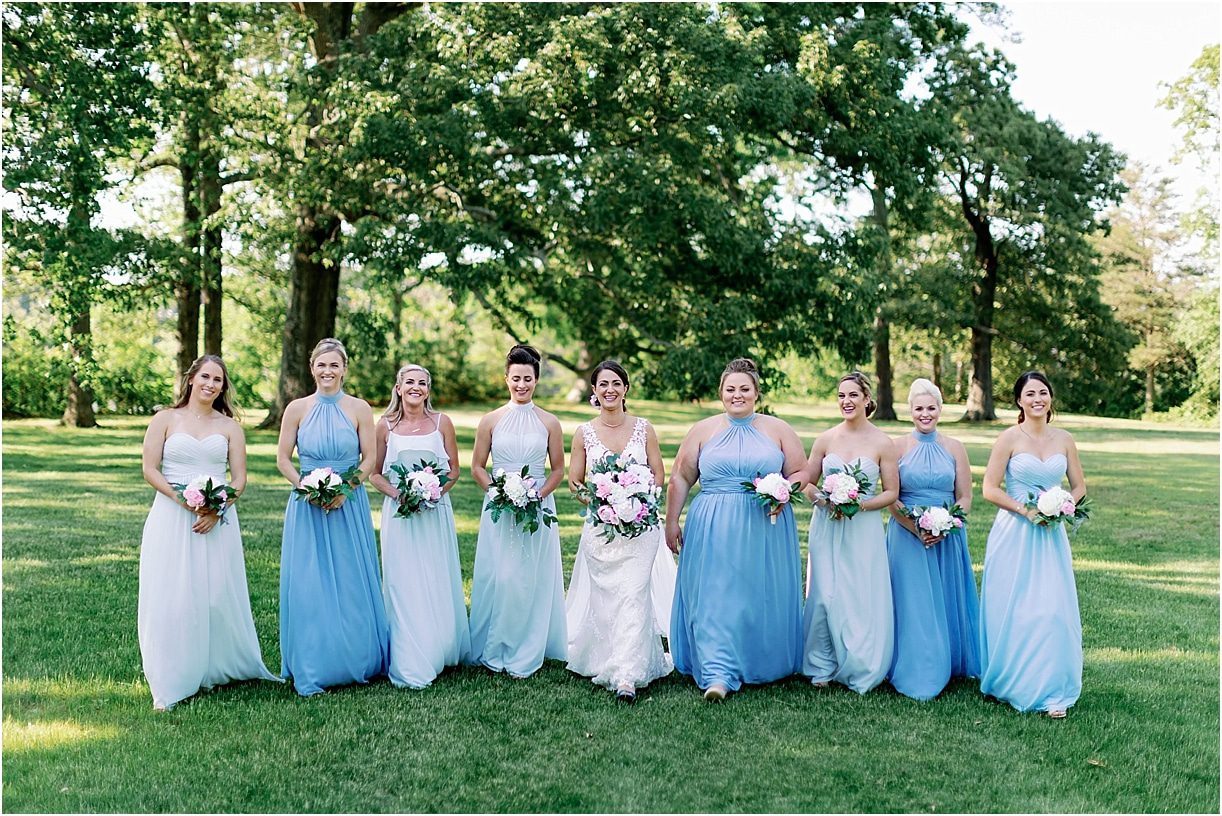 Cape Charles Wedding Venues | Blue Wedding | Hill City Bride Virginia Weddings Blog | Baby Blue Bridesmaid Dress