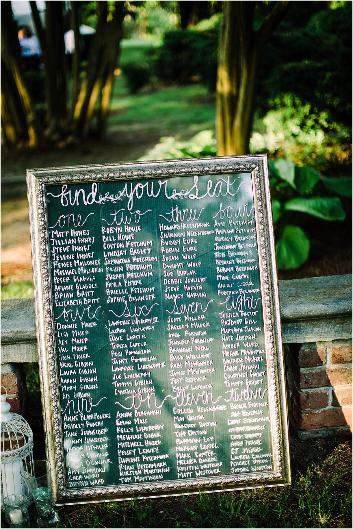 Cape Charles Wedding Venues | Blue Wedding | Hill City Bride Virginia Weddings Blog | Mirror Seating Chart