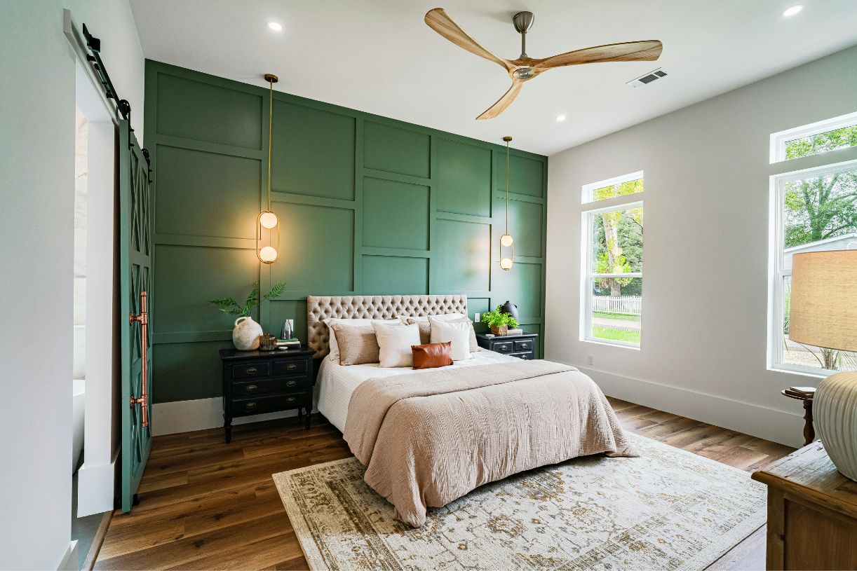 Newlywed Green Bedroom