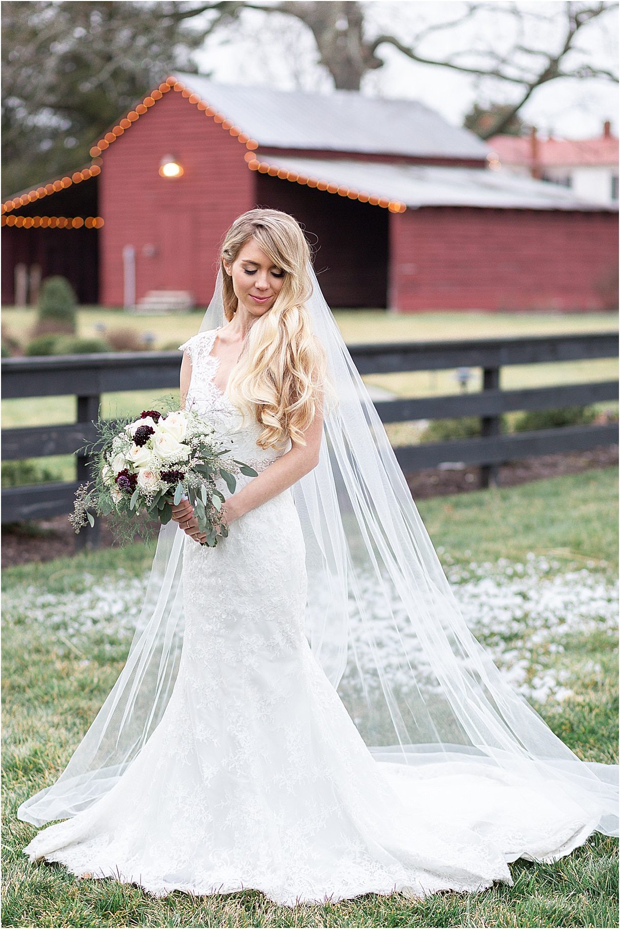 Steel Blue and Burgundy Virginia Wedding | Hill City Bride Wedding Ideas Blog Bridal Bouquet