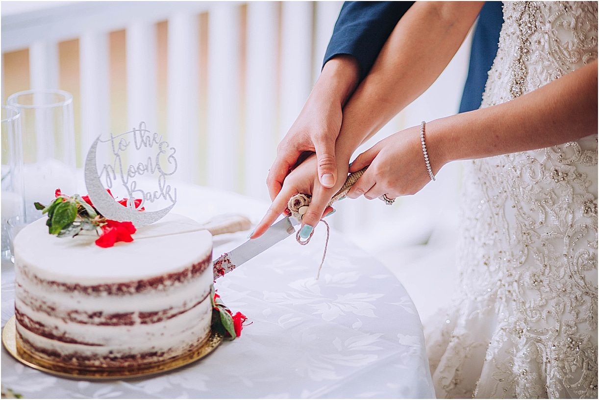 Intimate Ceremony During Covid-19 | Hill City Bride Virginia Weddings Cake