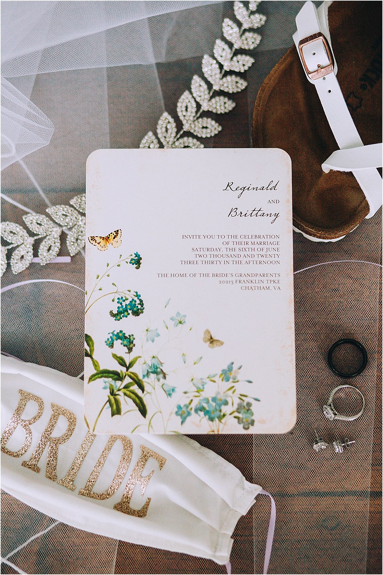 Backyard Wedding | Hill City Bride Virginia Wedding Blog | Interracial Wedding Invitation