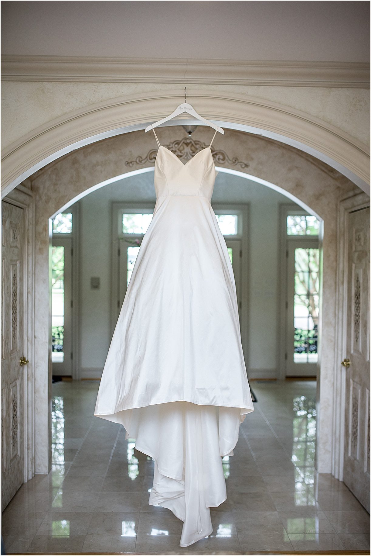 Gown Hanging | Drive In Wedding Ideas | COVID Wedding Ceremony Ideas | Hill City Bride Virginia Weddings