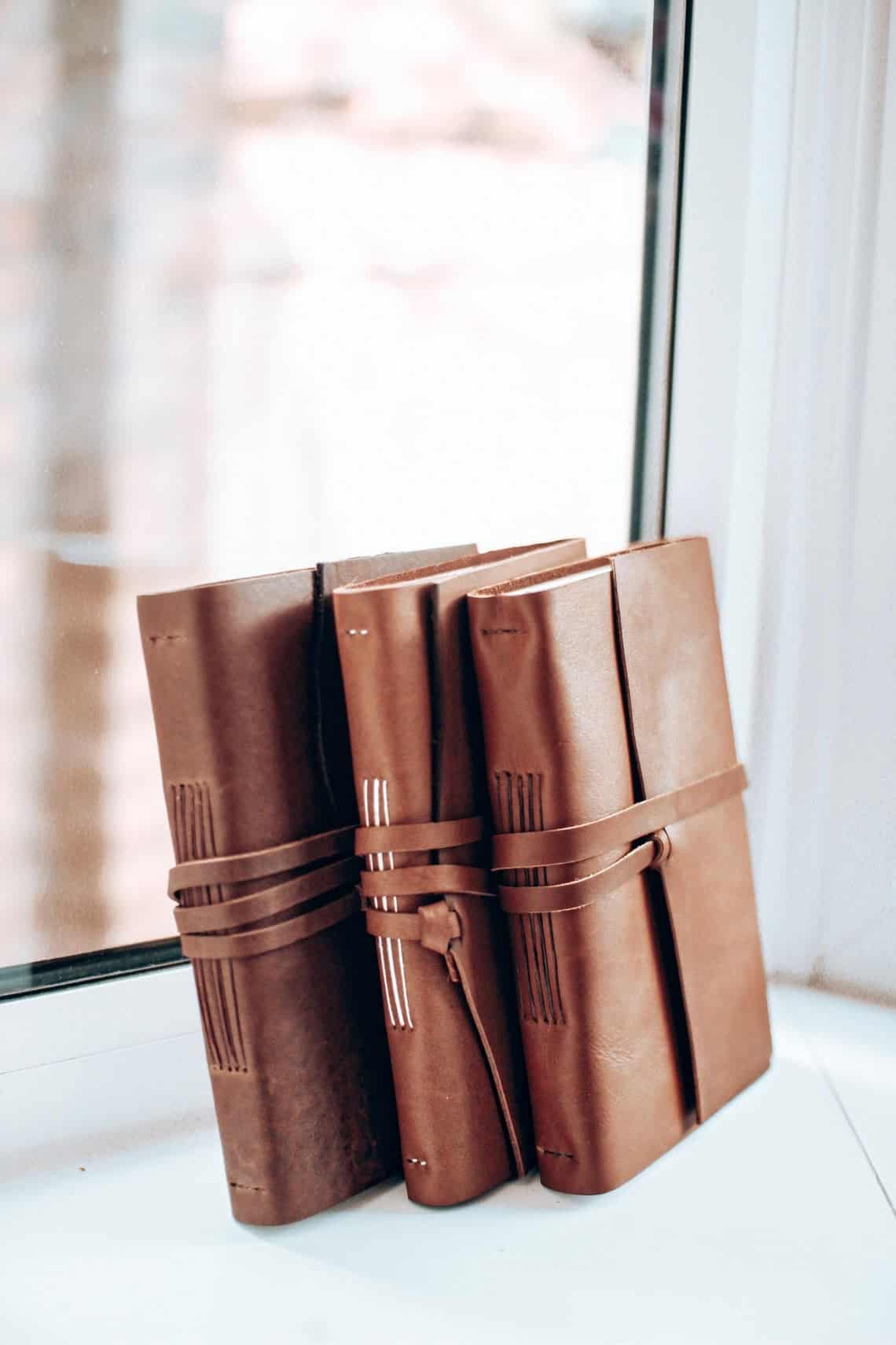 Father of the Bride Gifts | Monogrammed Leather Journal