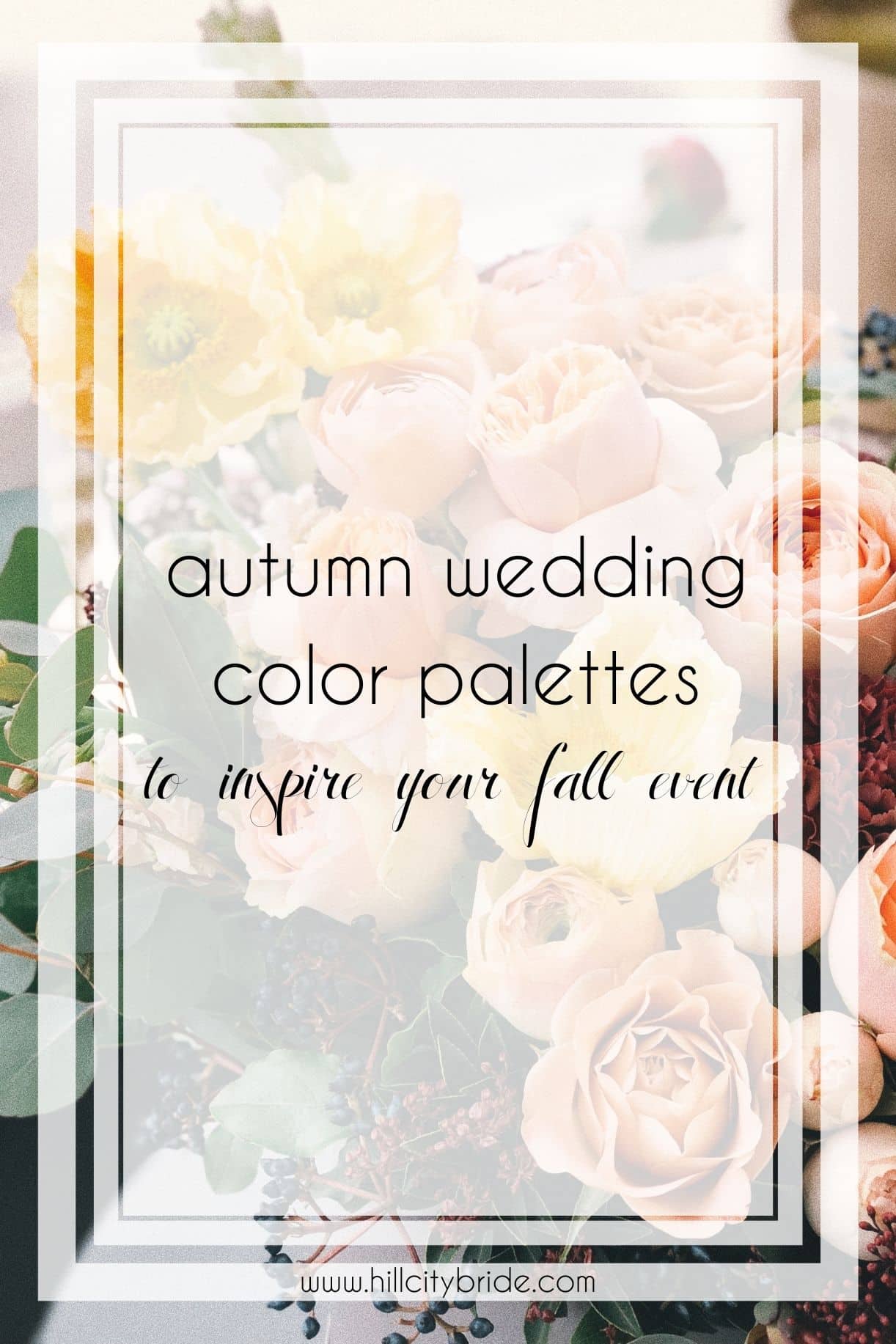 Fall Wedding Color Palettes