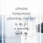 Honeymoon Planning Checklist