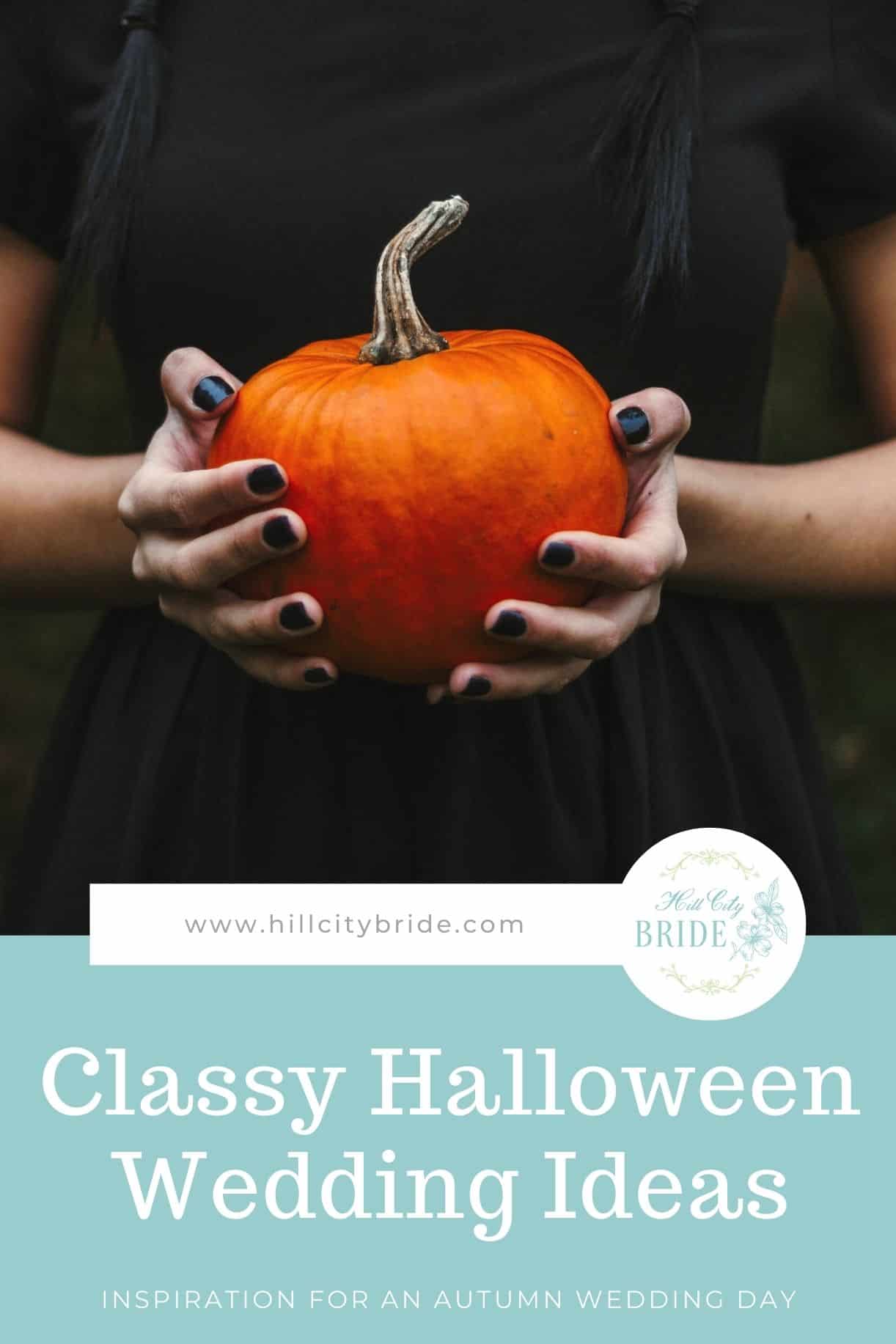 Classy Halloween Wedding Ideas