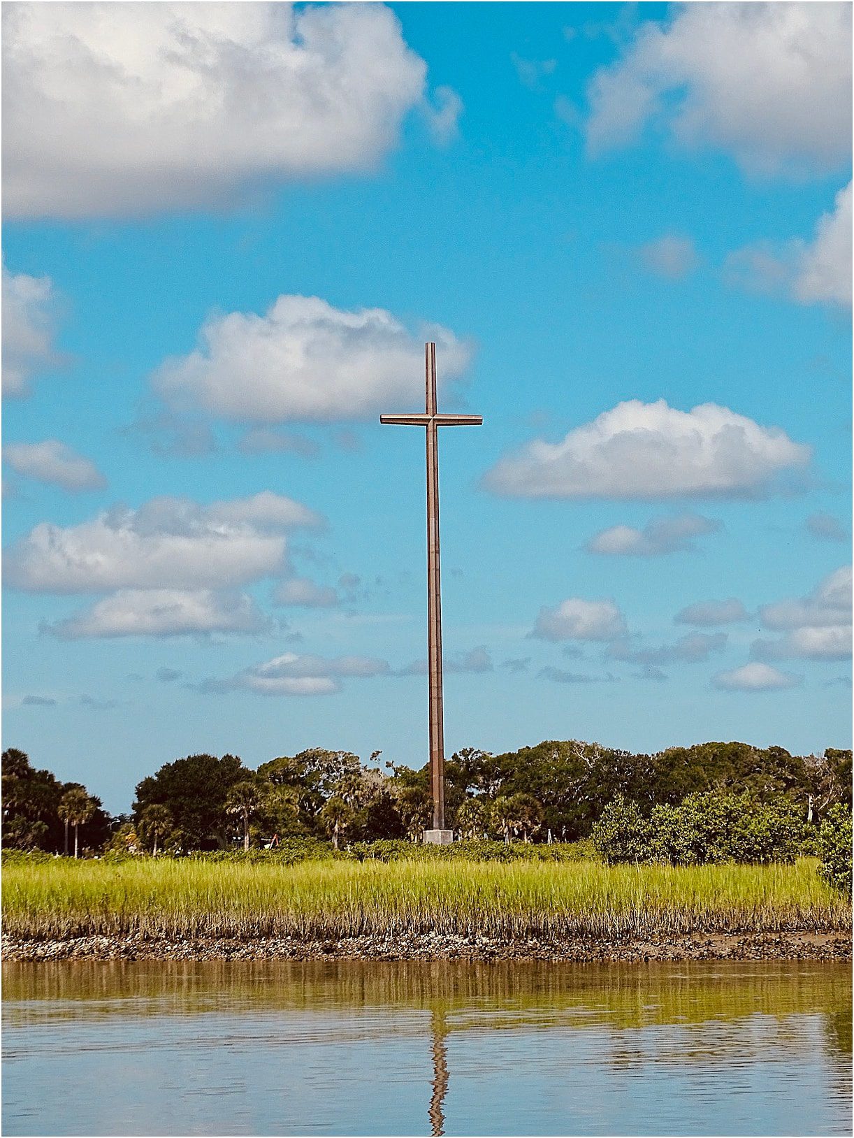 Big Cross in St. Augustine Florida on Matanzas River
