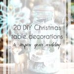 20 of the Best DIY Christmas Table Decorations for Your Wedding | Hill City Bride