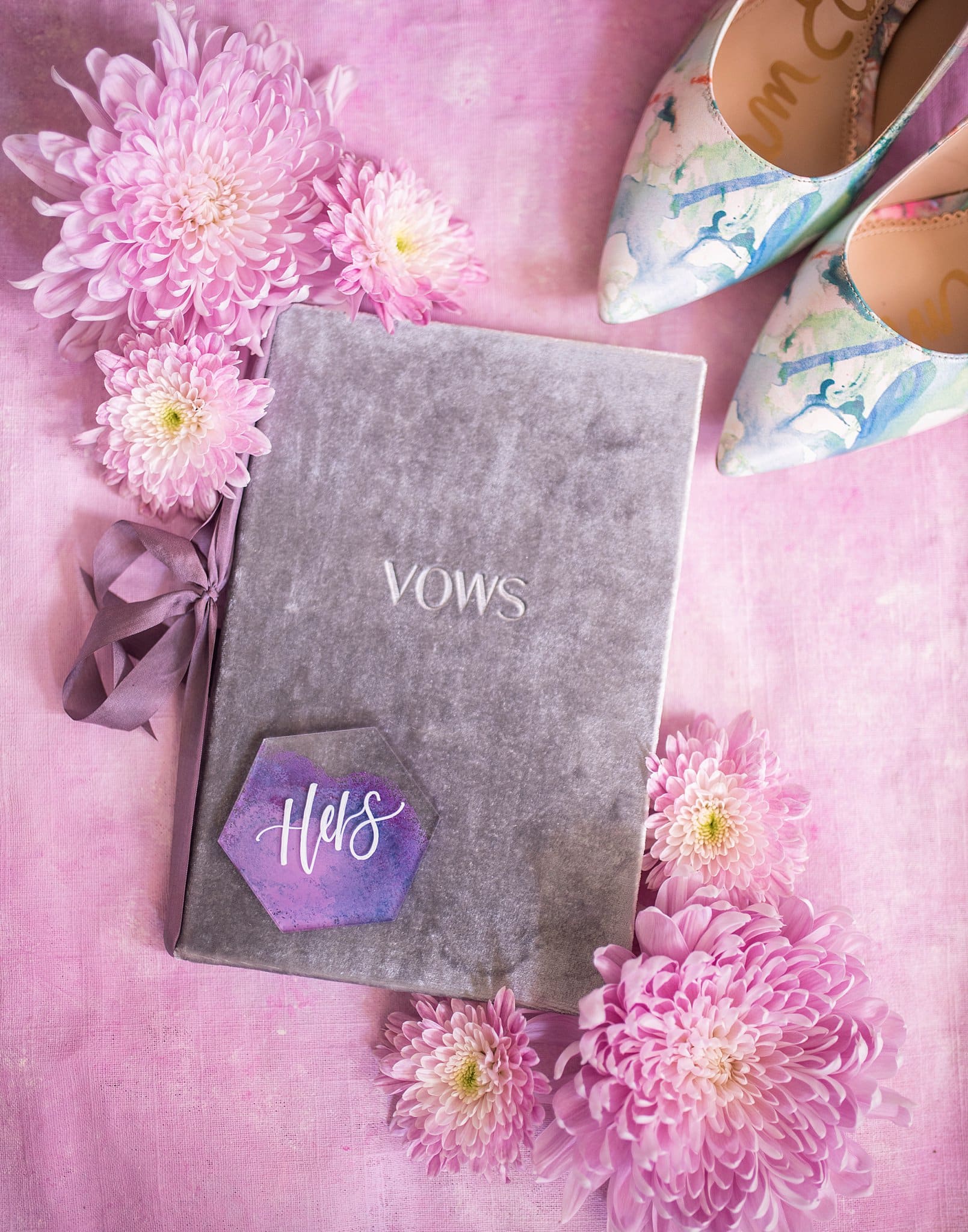Pastel Wedding Colors | Purple and Blue Wedding Ideas Vow Book