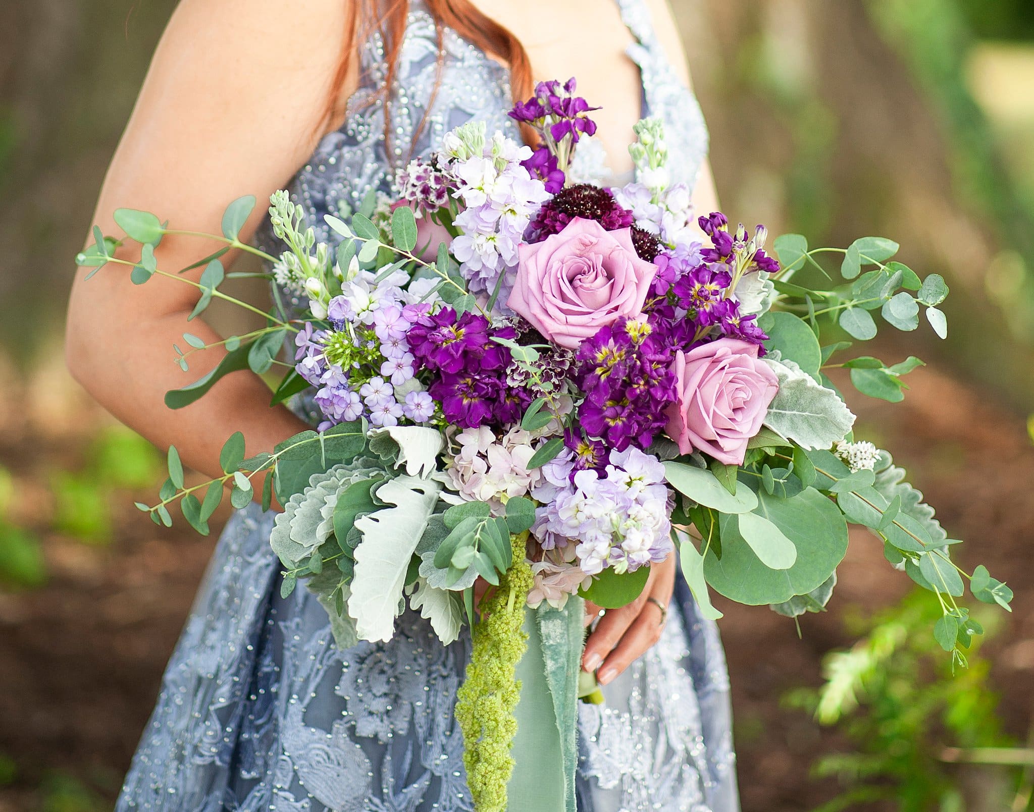 Pastel Wedding Colors | Purple and Blue Wedding Ideas Bouquet