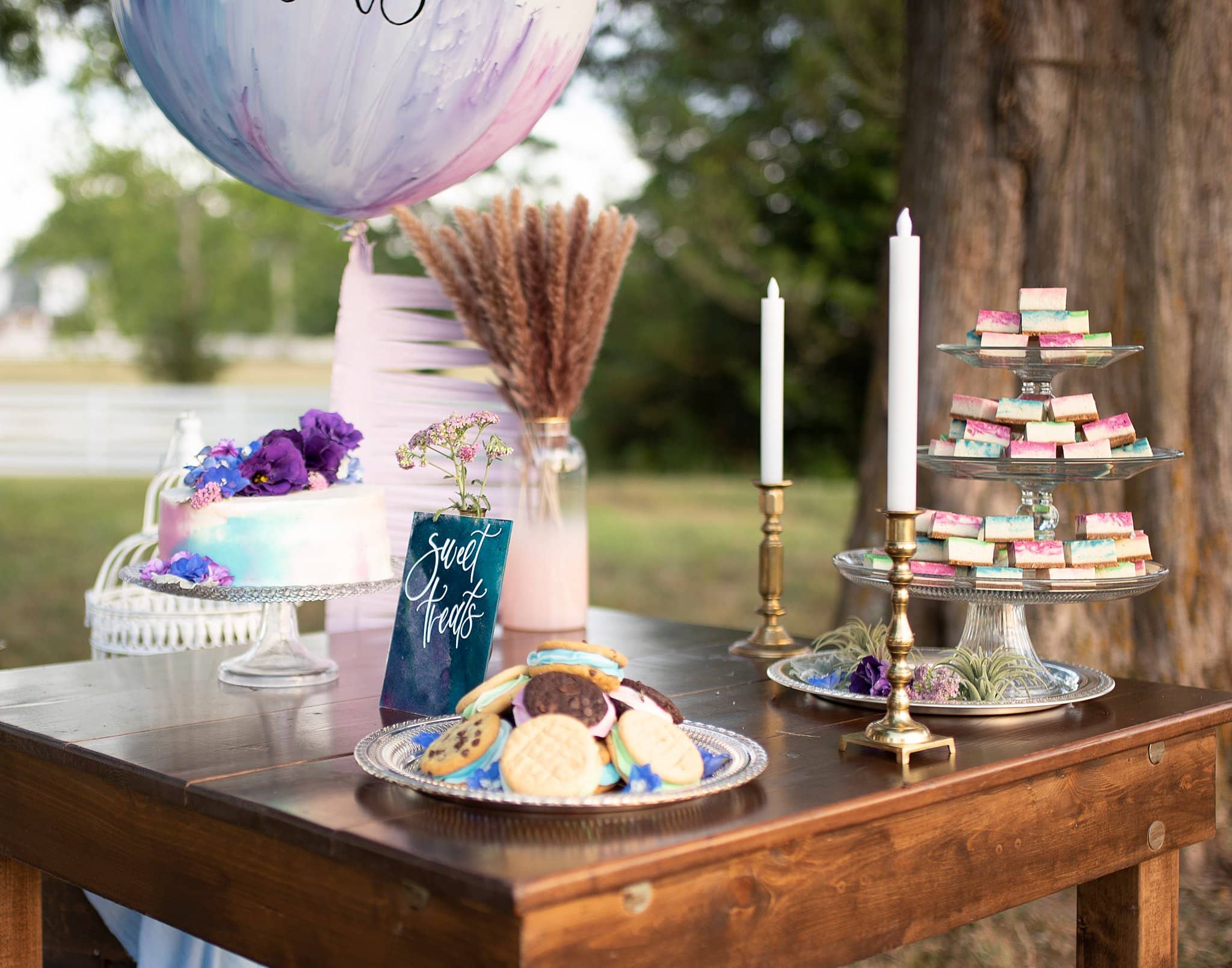 Pastel Wedding Colors | Purple and Blue Wedding Ideas 