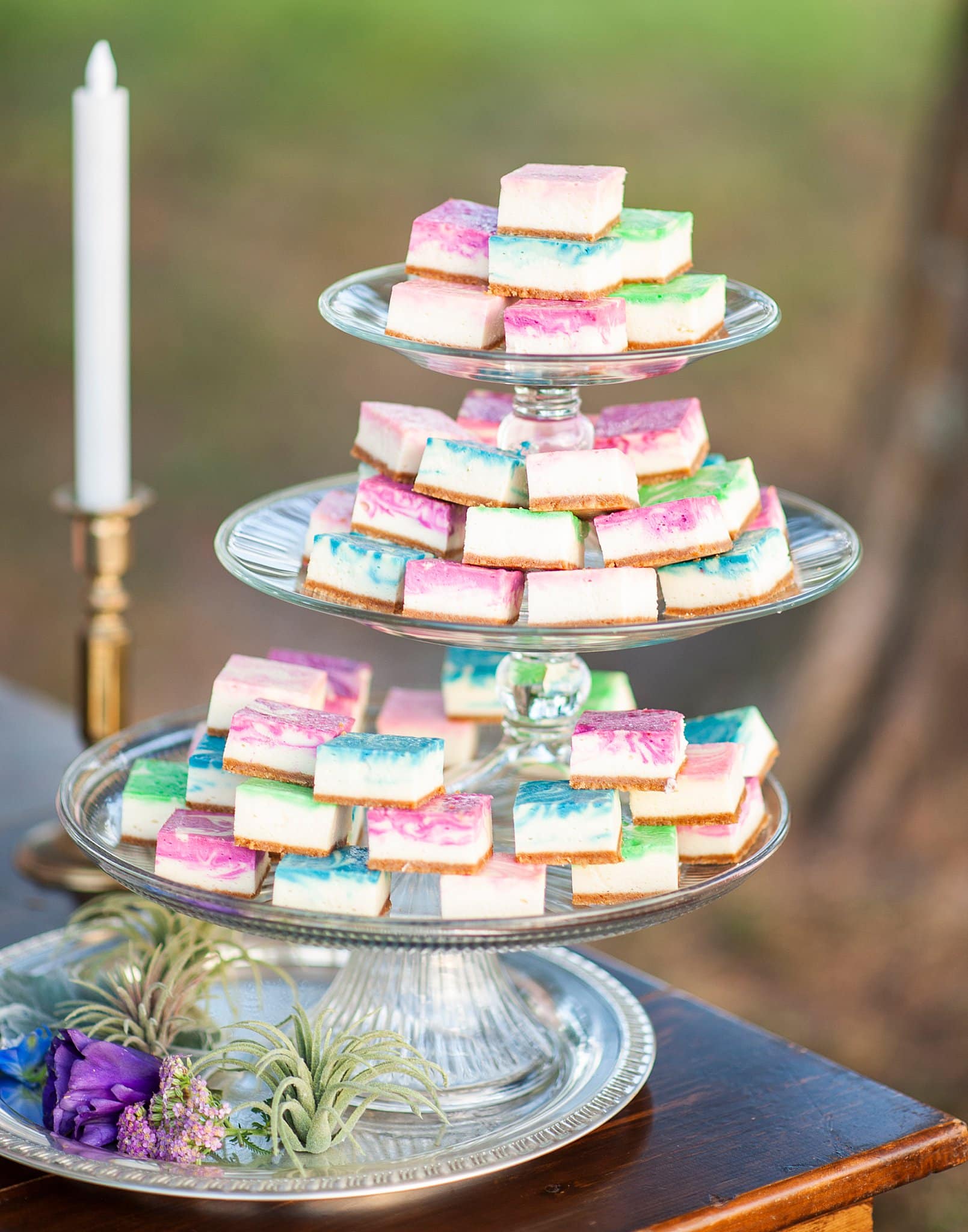 Pastel Wedding Colors | Purple and Blue Wedding Ideas Dessert
