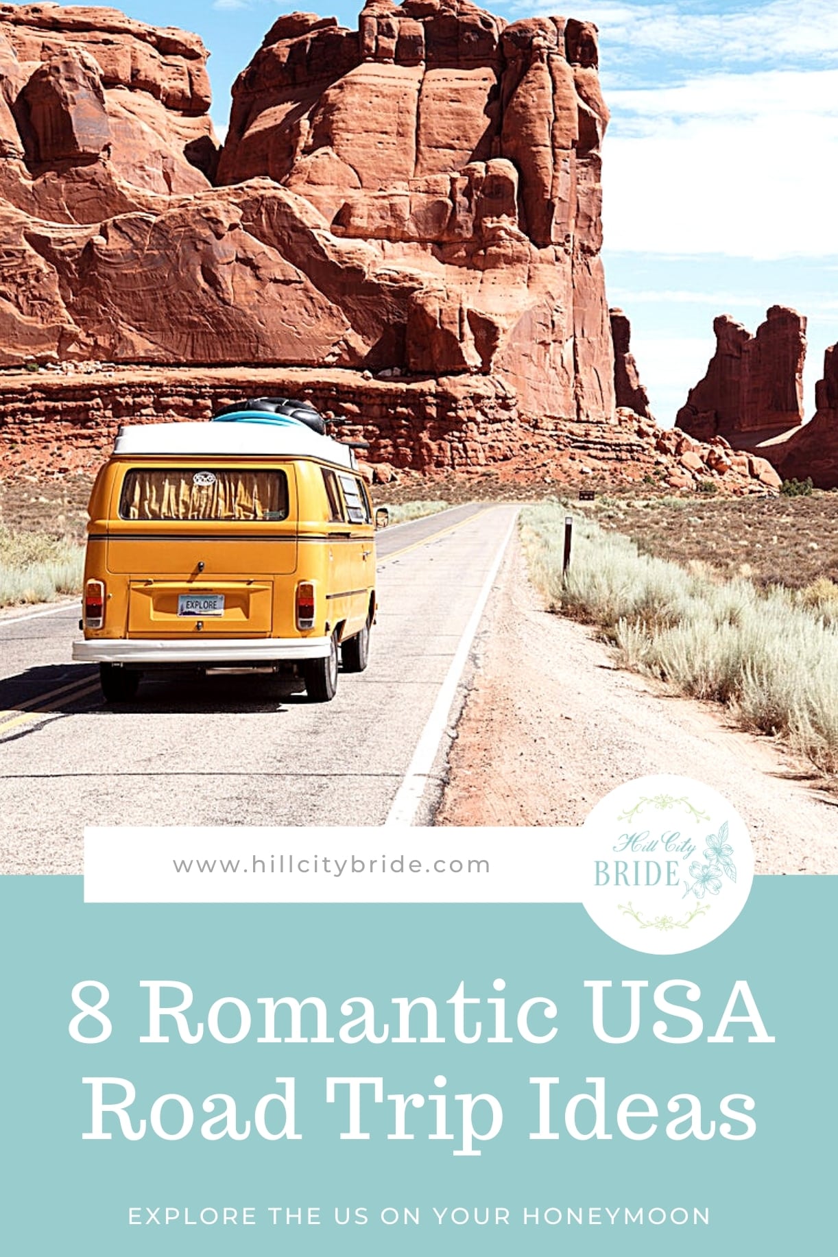 8 of the Best Romantic Road Trip Ideas for Honeymooners in the USA